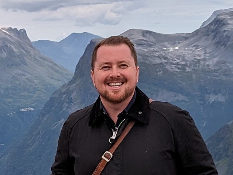 Greg Colgin, tour director in Scandinavia