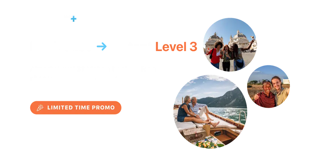 Book once, Instant Level 3 - Limited Time Promo