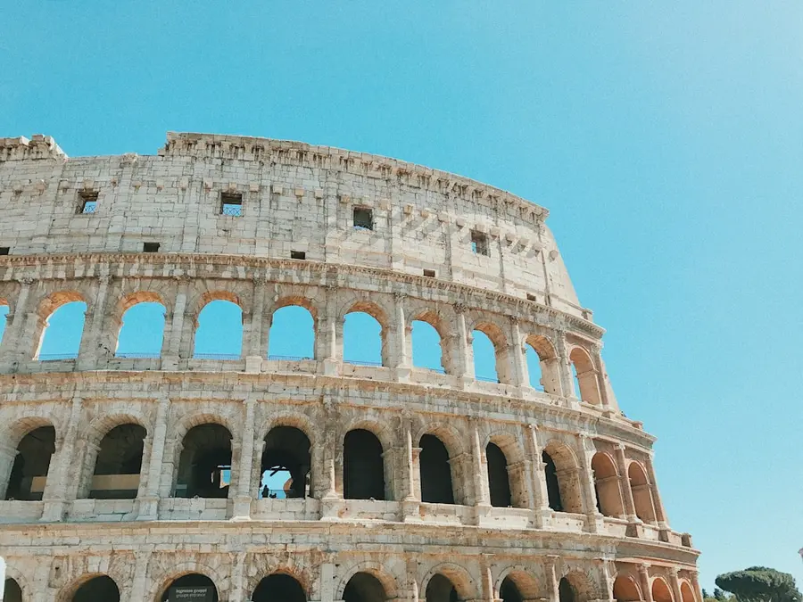 The Colosseum in Rome, Italy